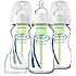 Dr. Brown's Options 3 Piece Wide Neck Glass Bottles, 9 Ounce