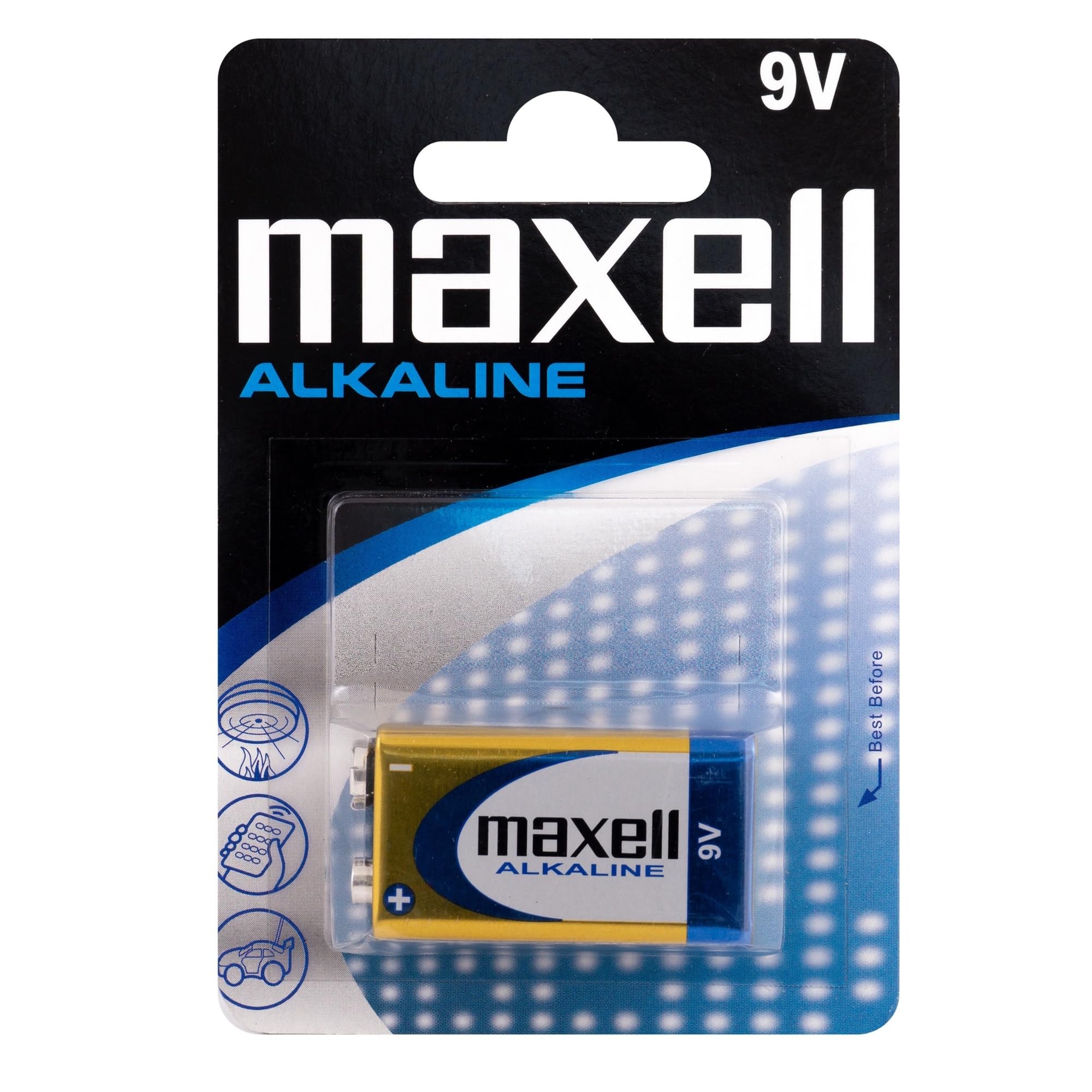 Maxell 6LR61-MN1604 9V Alkaline Battery
