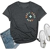 Registered Nurse T Shirt Women RN Nurse Life Tee Shirts Nursing School Graduation Gifts Tee Tops