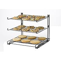 Nifty Solutions BC4422 Nifty 3-Tier Cooling Rack, Black
