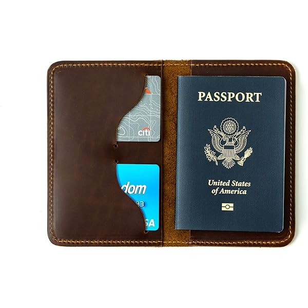 Brunette Girl But First Coffee Passport Holder Eco Leather