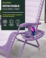 KEPLIN Set of 2 XXL Premium Heavy Duty Padded Zero Gravity Chairs view 6