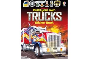 Build Your Own Trucks Sticker Book: A Colorful Sticker Activity Book About Monster Trucks with Statistics and Screen-Free Fun for Children (Ages 4-6) (Build Your Own Sticker Book)