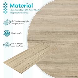 Kaboon 60x24 inches Tabletop, Solid One-Piece