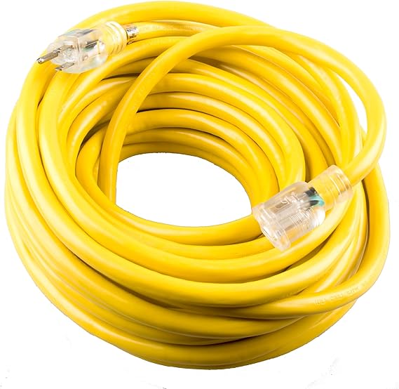 Outdoor Extension Cord UL listed 25FT Heavy Duty & Durable, 14