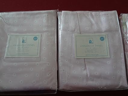 Pottery Barn Annabelle Pink Drapes Curtain Set Of Two 63 Amazon