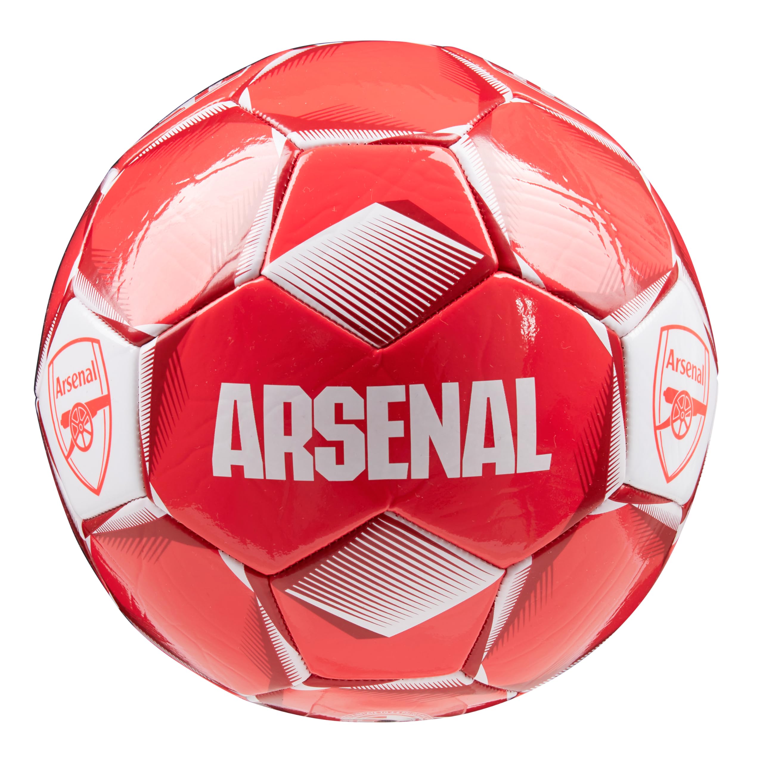 Arsenal F.C. Football Soccer Ball for Adults Teenagers Kids Training Football Size 3, 4 or 5 - Arsenal Merchandise (Red, Size 4)