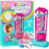 Just My Style D.I.Y. Scrunchie Maker by Horizon Group USA, Design Your Own Colorful Satin Scrunchies Hair Bands, Easy-to-Use Tool &amp; Gemstones Included
