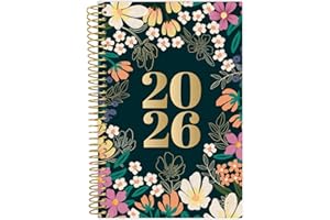bloom daily planners 2026 Pocket Planner - 4” x 6” - (January 2026 - December 2026) - MINI Weekly/Monthly Agenda Organizer & Calendar Book - Blooming Wildly