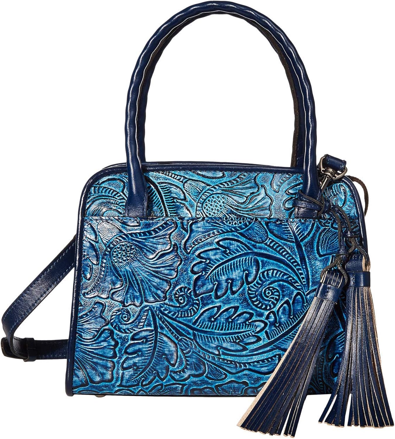 Sac à Main Patricia Nash Mini Meadows - Imprimé Floral Et Cuir, Bandoulière, Grande Taille - Neuf Avec étiquettes (prix Réduit)
