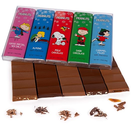 Peanuts Christmas Candy Chocolate Variety Pack 1.75oz 5