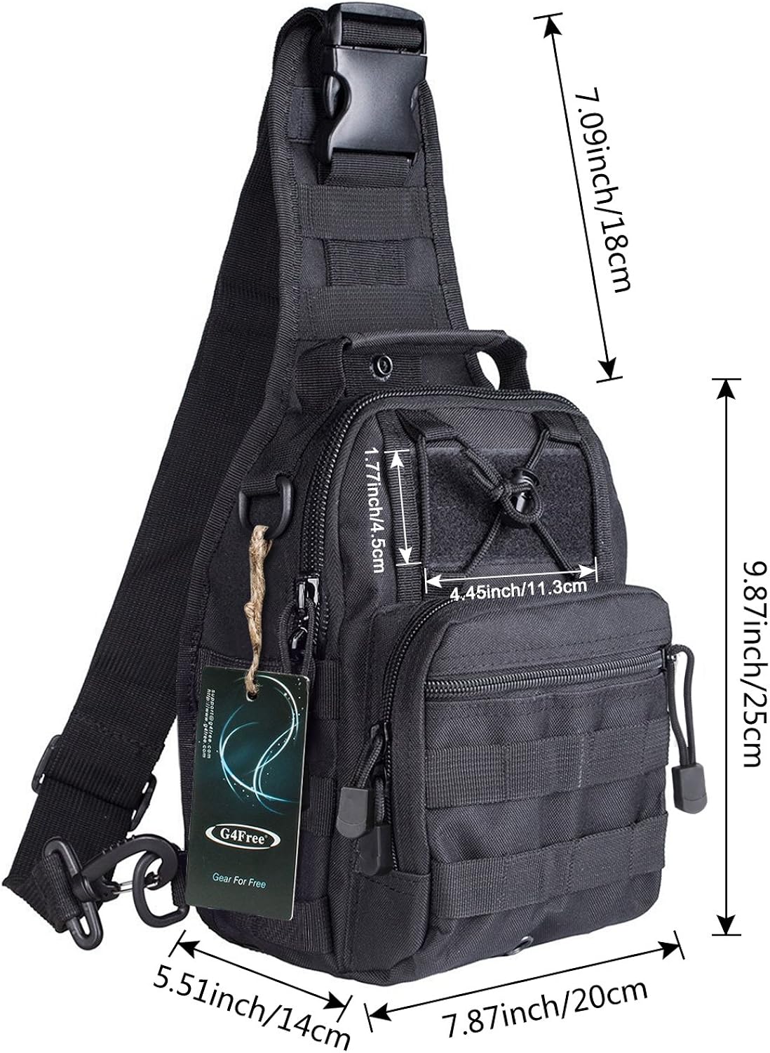 G4Free Outdoor Tactical Backpack, Military Sport Pack Shoulder Backpack : Clothing