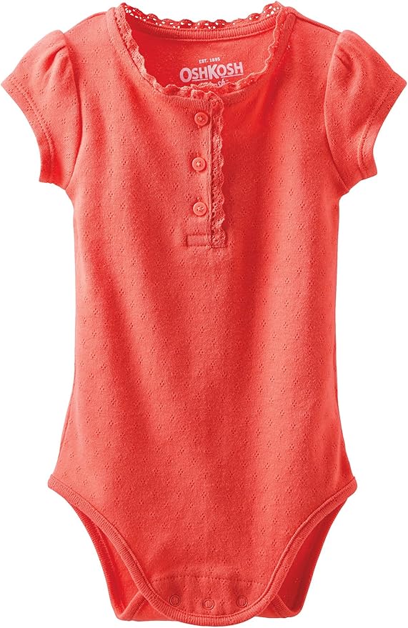 OshKosh B'gosh Baby Girls' Pointelle Knit Bodysuit (Baby