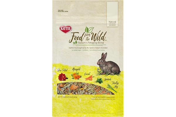 Kaytee Food from The Wild Natural Pet Rabbit Food, 4 Pound