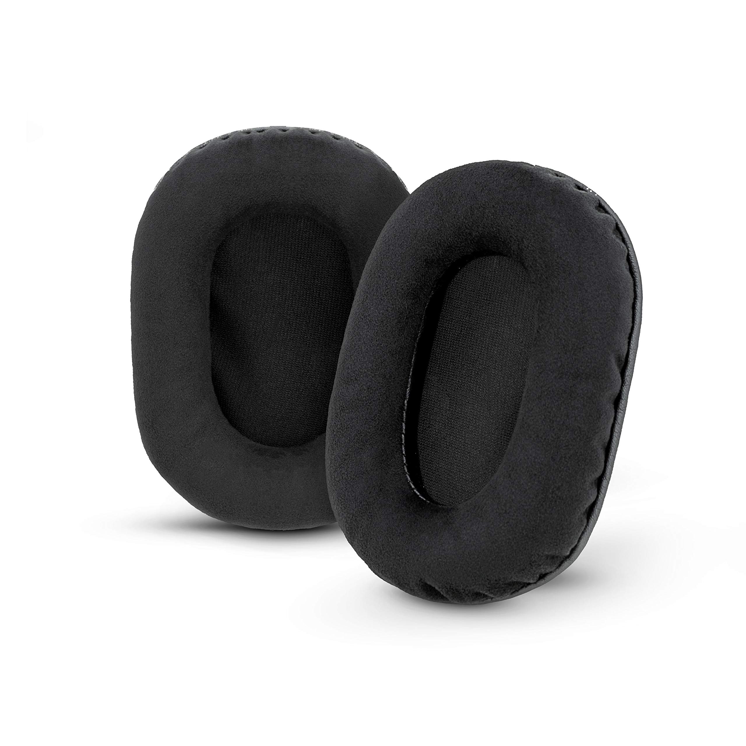 Brainwavz Micro Suede Earpads for Sony MDR 7506, V6, CD900ST, Memory Foam Ear Pad & Suitable for Other On Ear Headphones, Micro Suede Black