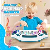 m zimoon Kids Piano Keyboard 24 Keys Multifunctional Lights 1-6 years view 3