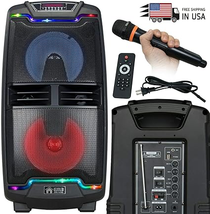 rechargeable dj speakers