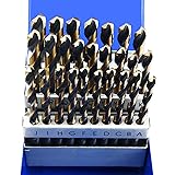 MaxTool Twist Drill Bit Set 26PCs High Speed Steel