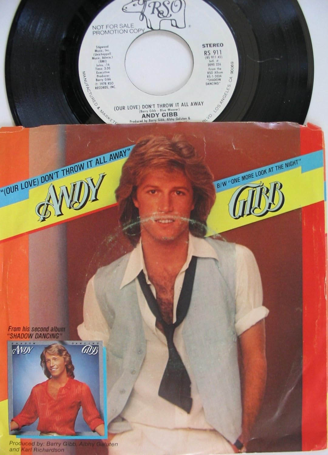 ANDY GIBB (our love) don't throw it all away / mono Music