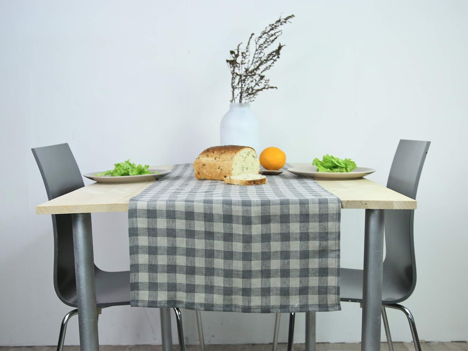 Blue Sky Gocolinen Linen Table Runners Handmade Linen Table Runner Linen Gift Idea Table Linen Dining Linen Table Runner Decor Linens Home Living Vadel Com
