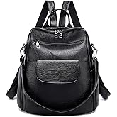 ASDSSRY Women Fashion Backpack Purse Waterproof Bookbags Travel Shopping Rucksack Convertible Ladies Shoulder Bag