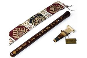 ARMENIAN DUDUK handmade from ARMENIA engraved eternity sign and Hayastan on it - Oboe Balaban Woodwind Instrument Apricot Woo