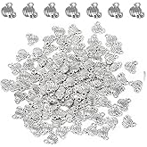 Honbay 100PCS Alloy Fall Charms Pendant Autumn Pumpkin Pendant Thanksgiving Halloween Bead Charms for Earrings Bracelets Necklaces Keychains Jewelry Crafts Making