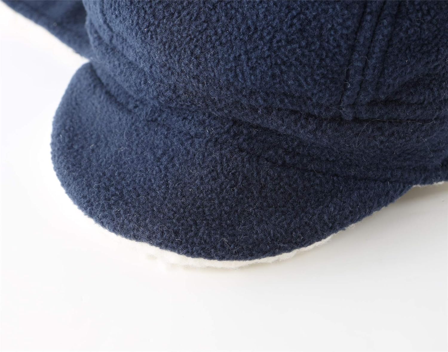 Connectyle Kids Winter Hat with Ear Flap Cap Fleece Visor Hat Outdoor Windproof Hat for Toddler Boy Navy: Clothing