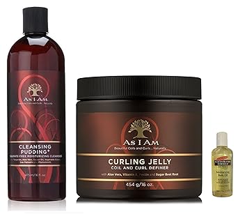 Amazon Com As I Am Cleansing Pudding Curling Jelly 16oz Set W