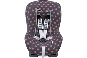 JYOKO Kids Cover Liner Universal Car Seat Compatible with Britax, Chicco, Mico (Without Head Support) (Flúor Heart)
