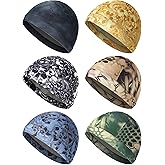 SATINIOR 6 Pcs Cooling Skull Cap Helmet Liner Sweat Wicking Cap Hard Hat Liner Bandana for Men Women Sports Cycling Running