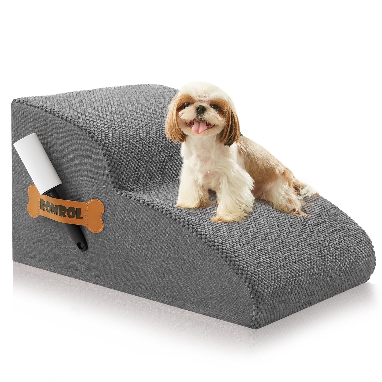 High Density Foam Dog Stairs Ramp for Beds
