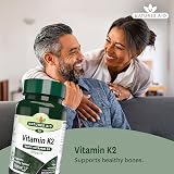 Natures Aid Vitamin K2 100mcg with Vitamin D3 MenaQ7 30 Capsules view 2