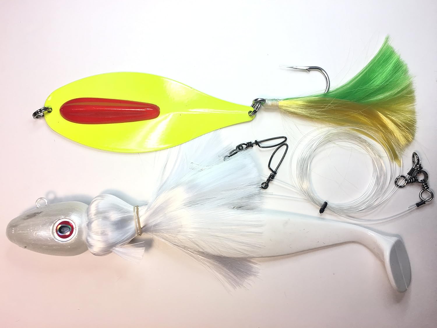 Maja 23cm Magic Maja S Striper Tony Killer Spoon Rig 4 Shad Chartreuse Mojo 950ml B0731krj6y White テンヤ 21年新作入荷