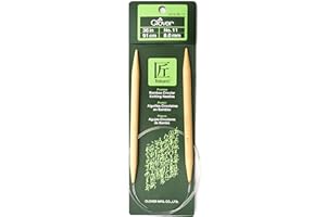 Clover Takumi Bamboo Circular 36-Inch Knitting Needles, Size 11