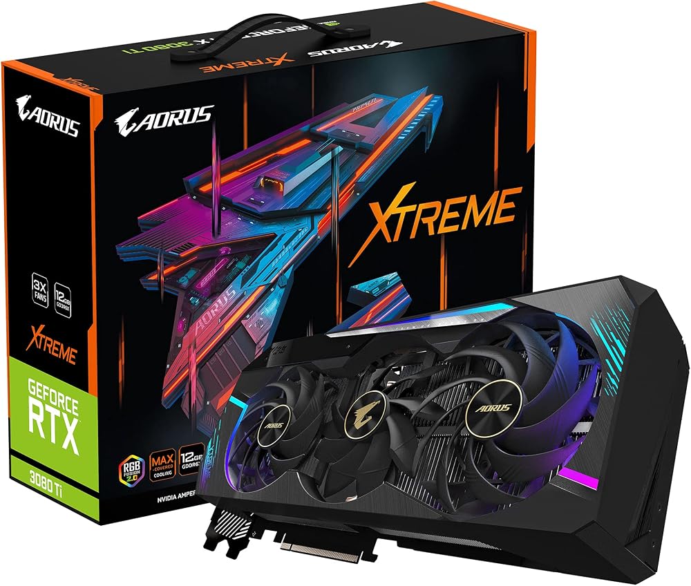 Gigabyte AORUS RTX 3080 Ti XTREME 12GB GDDR6X Graphics Card GV- X-12GD