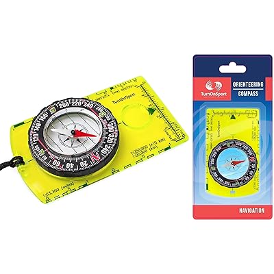 Orienteering Compass - Hiking Backpacking Compass - Advanced Scout Compass for Camping and Navigation - Boy Scout Compass for Kids - Professional Field Compass for Map Reading - Best Survival Gifts