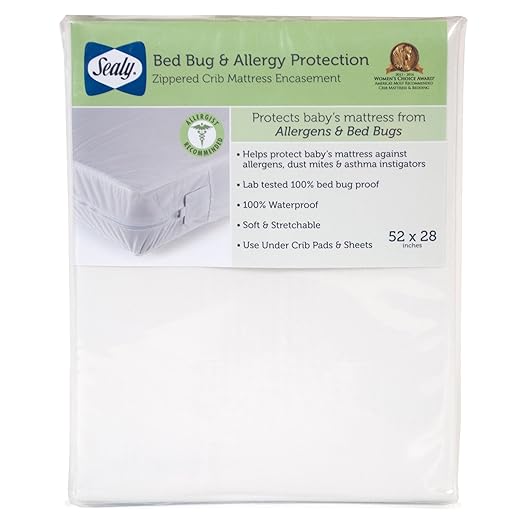 Sealy cama Bug y alergia protección con cremallera para cuna ...
