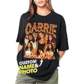 JIX & JOKY Custom Bootleg Rap Tee Shirt for Boyfriend Girlfriend Face Tshirt Custom Vintage Graphic Shirt Gift Idea Christmas