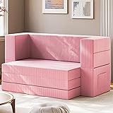 LIKIMIO Folding Sofa Bed, 3-in-1 Convertible