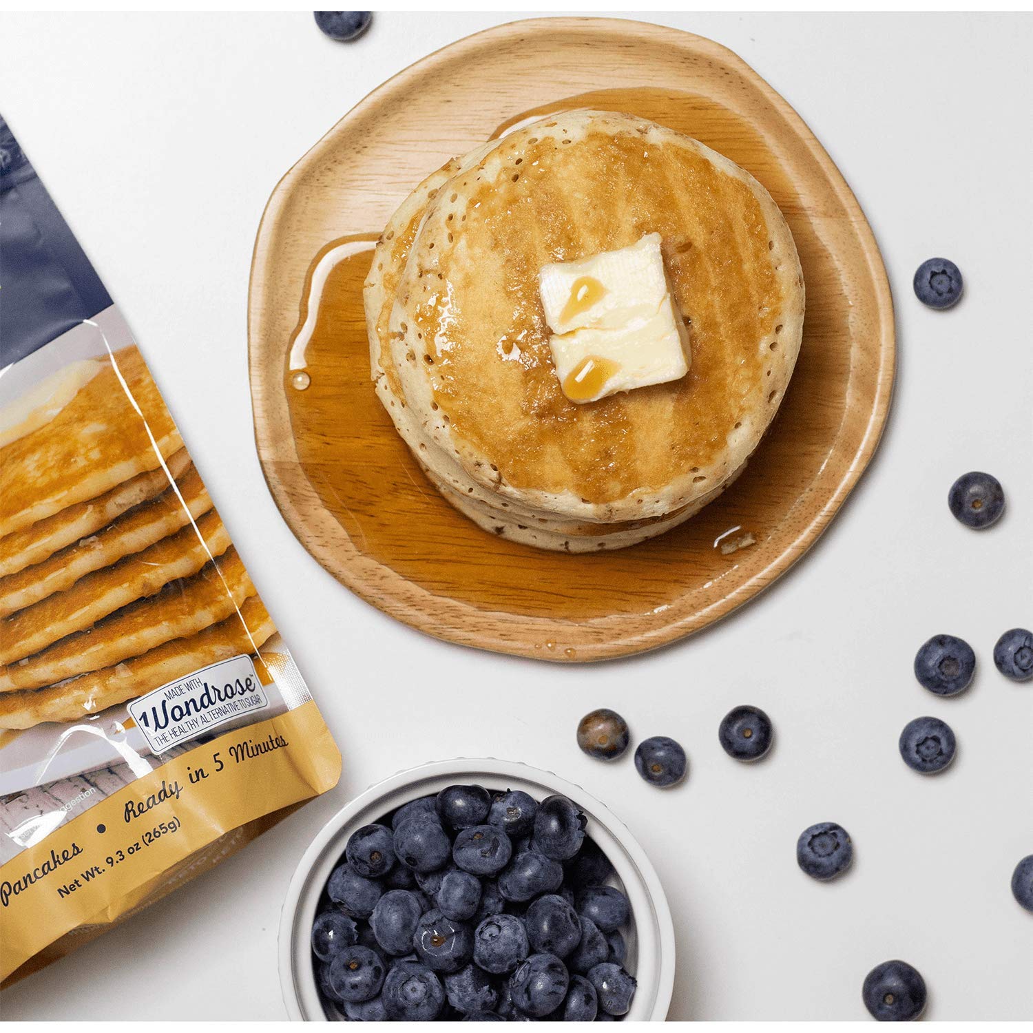 Keto Pancake & Waffle Mix by Keto and Co Fluffy, Gluten Free, Low