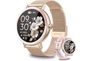 KEEPONFIT Smart Watches for Women Android/iPhone, IP68 Waterproof Fitness Tracker with Bluetooth Calls(Answer&Make), Activity Pedometer/Heart Rate/SpO2 Monitor/100+ Sports Model4.8 out of 5 stars 8443 offers from $42.49