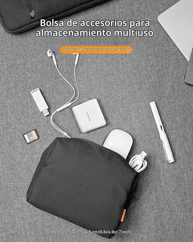 Capa de portátil de 14 polegadas com acessórios para saco, Nergo