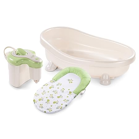summer soothing spa and shower baby bath