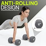 Gallant 6kg Dumbbell Pair Neoprene Hex Anti Roll Home Gym Set view 3