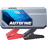 AUTOONE 9500A Car Jump Starter 12V Car Battery Jumper Starter Portable (All Gas/All Diesel) 168W DC Jump Box for Car Battery with Built-in Booster, Type-C Fast Charge & Jumper Cables Jump Pack
