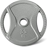 鶹 Basics 2-Inch Olympic Cast Iron Grip Weight Plates