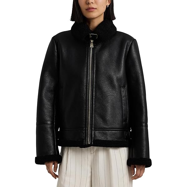 Lauren Ralph Lauren Womens Faux Shearling Sb 35