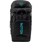 Notch Hauler Free-Standing Backpack 70 Liter Carrying Capacity, Integrated Helmet Compartment, 4 Gear Handles, Sculpted Shoulder Straps, Weather-Resistant 1680 Denier Fabric (99715)