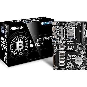 ASRock H110 Pro BTC+ 13GPU Mining Motherboard Cryptocurrency